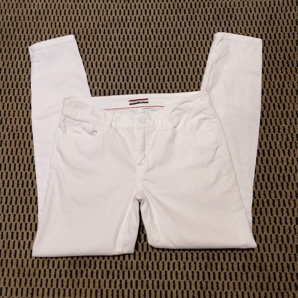 tommy white jeans